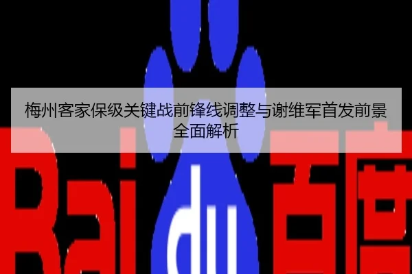 梅州客家保级关键战前锋线调整与谢维军首发前景全面解析